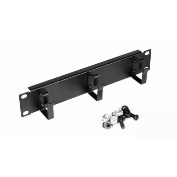 Kabelių žiedas EQUIP EZMR-10-B — metalinis, juodas, stovo priedas, 1 vnt., 174 g