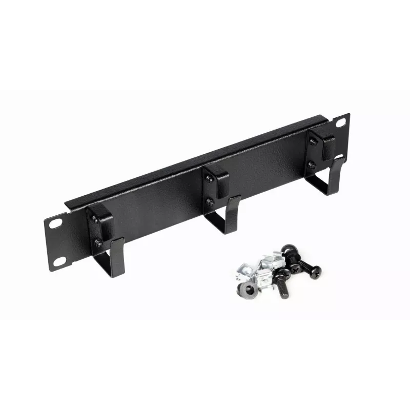Kabelių žiedas EQUIP EZMR-10-B — metalinis, juodas, stovo priedas, 1 vnt., 174 g