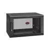 APC NetShelter WX AR106SH4, 6U, 19 colių pataisų spinta, montuojama ant sienos, iš anksto surinkta, 400 mm gylio