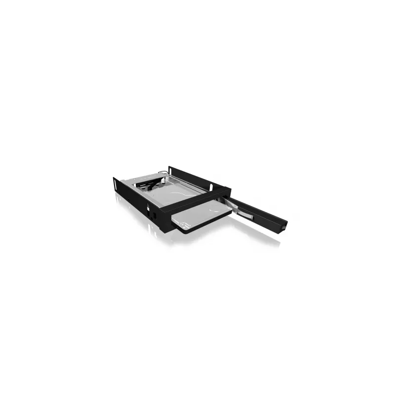 ICY BOX IB-2216StS 8.89 cm (3.5 colio) kietojo disko dėklo laikiklis Juodas