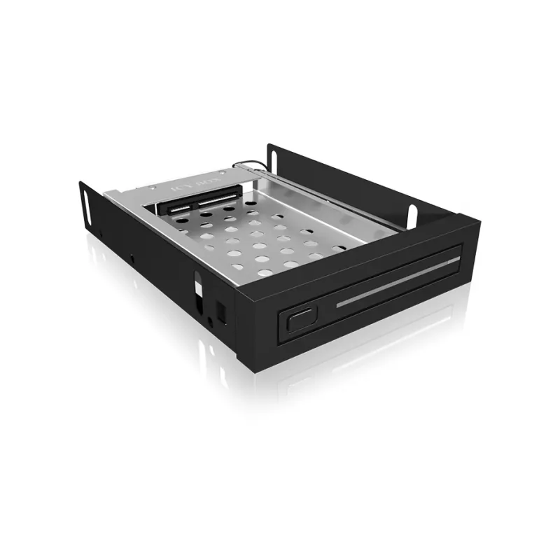 ICY BOX IB-2216StS 8.89 cm (3.5 colio) kietojo disko dėklo laikiklis Juodas