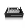 ICY BOX IB-2216StS 8.89 cm (3.5 colio) kietojo disko dėklo laikiklis Juodas