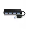 ICY BOX IB-AC6104-B USB 3.2 Gen 1 (3.1 Gen 1) Type-A 5000 Mbit/s Juoda