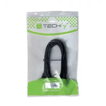 Techly HDMI High Speed su Ethernet prailginimo kabeliu 4K 30Hz M/F 1,8 m