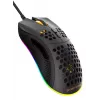 Žaidimų pelė Deltaco DM210 laidinė itin plona RGB juoda
