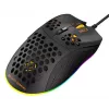Žaidimų pelė Deltaco DM210 laidinė itin plona RGB juoda