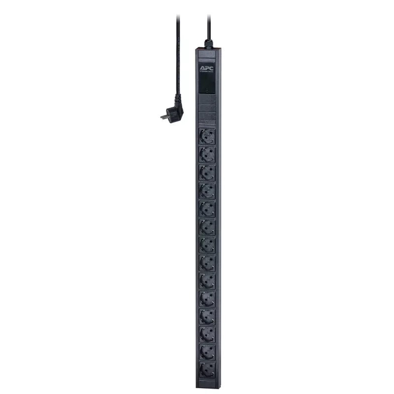 APC Easy Rack PDU, Basic, 0U, 1 fazė, 3,7 kW, 230 V, 16 A, 14 x SCHUKO lizdai, IEC60884 SCHUKO įvadas