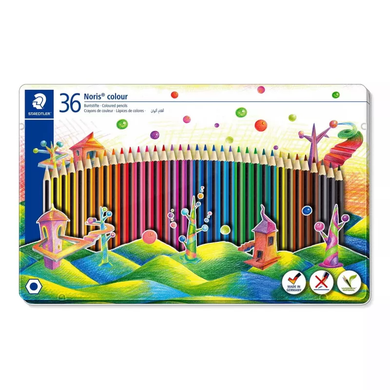 Spalvotas pieštukas Staedtler 185 M36 Įvairiaspalvis 36 vnt.