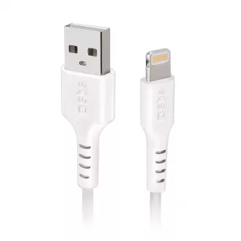 Lightning laidas SBS TECABLEUSBIP5289W 2 m baltas USB A