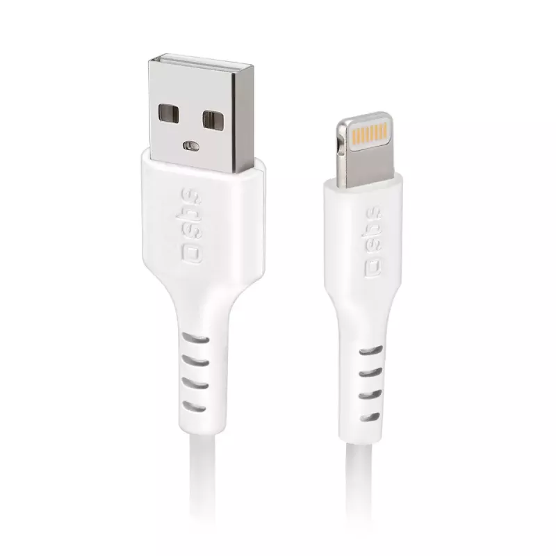 Lightning laidas SBS TECABLEUSBIP5289W 2 m baltas USB A