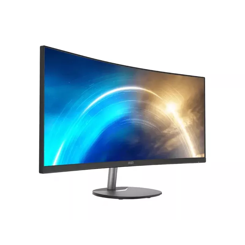 MSI PRO MP341CQDE kompiuterio monitorius 86,4 cm (34 colių) 3440 x 1440 pikselių „UltraWide Quad HD“ juodas