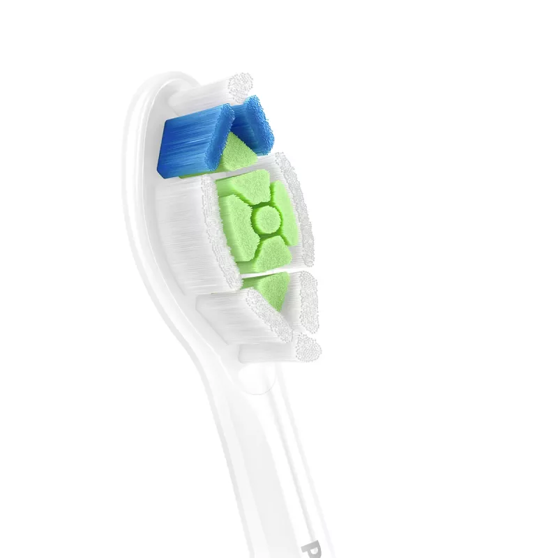 Keičiamosios šepetėlių galvutės Philips HX6066/87 Optimal White — pakuotėje 6