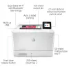 HP Color LaserJet Pro M454dw, spausdinimas, priekinis USB spausdinimas; dvipusis spausdinimas
