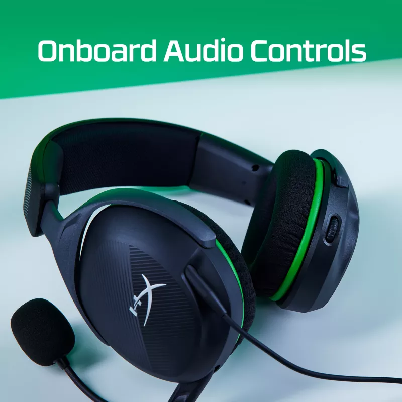 HyperX CloudX Stinger 2 Core žaidimų ausinės, skirtos Xbox, baltos