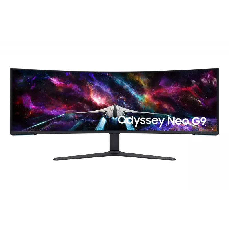 Samsung G95NC kompiuterio monitorius 144,8 cm (57 col.) 7680 x 2160 Dual UHD QLED Baltas