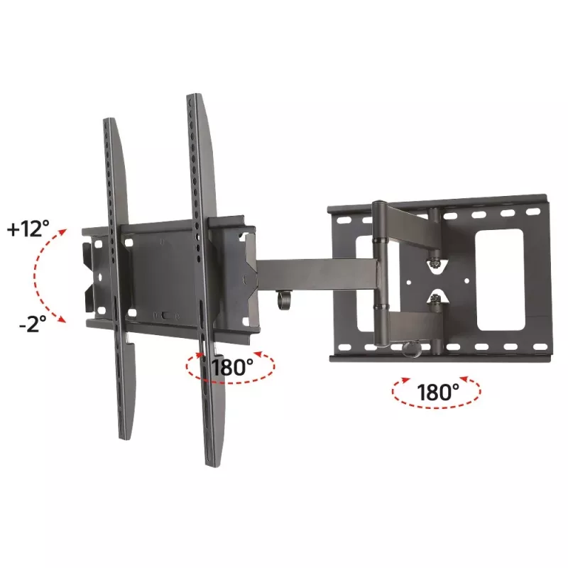 Techly ICA-PLB 148M TV laikiklis/stovas 139,7 cm (55 colių) juodas