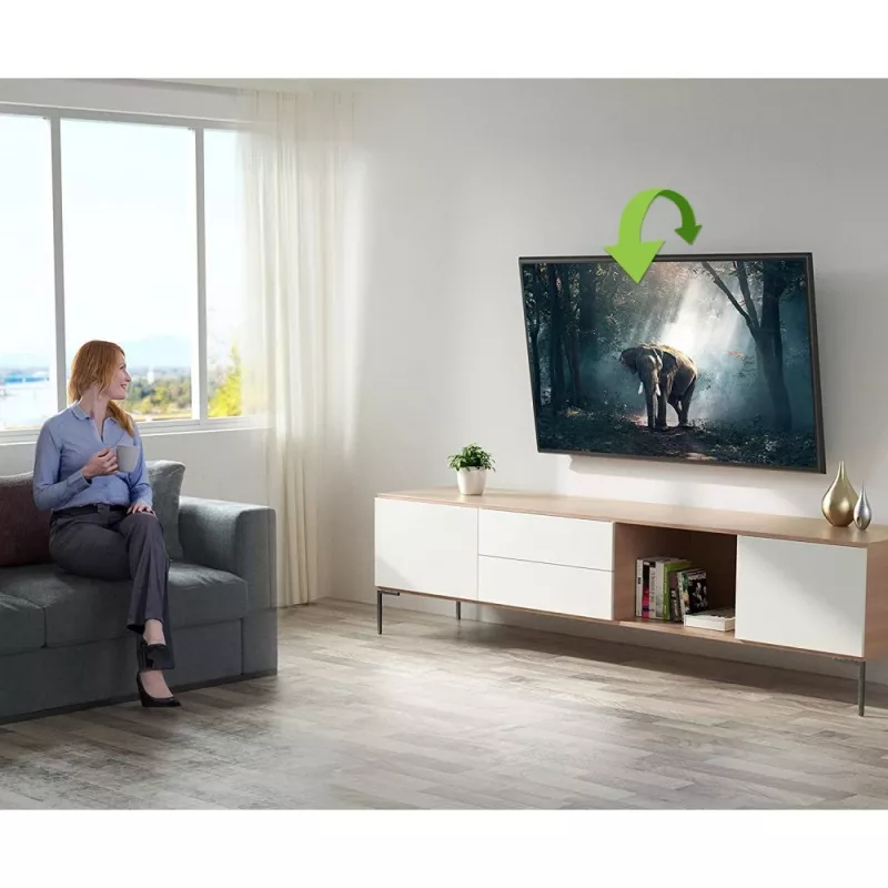 Techly ICA-PLB 148M TV laikiklis/stovas 139,7 cm (55 colių) juodas