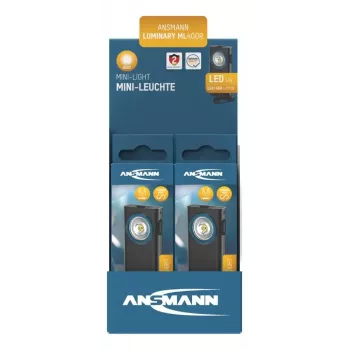 Rakto pakabuko žibintuvėlis Ansmann ML400R Juoda LED 5 W USB įkraunamas