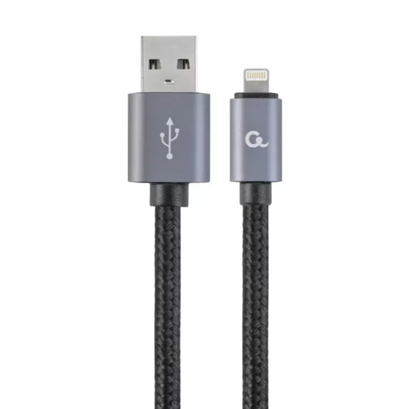 Mobiliojo telefono laidas GEMBIRD USB A į Lightning CCB-MUSB2B-AMLM-6 1,8 m USB 2.0 Juodas