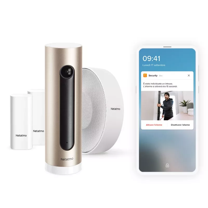 Netatmo išmanioji signalizacijos sistema su kamera