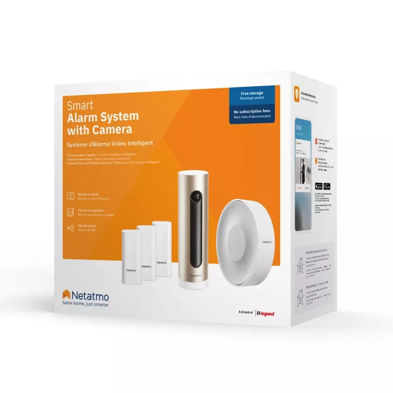 Netatmo išmanioji signalizacijos sistema su kamera