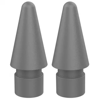 DEQSTER Pencil 2 keičiamieji antgaliai - pakuotėje 2 vnt., Antgalis, Pilkas, Polivinilchloridas (PVC), DEQSTER Pencil 2, Kinija, 15,1 mm
