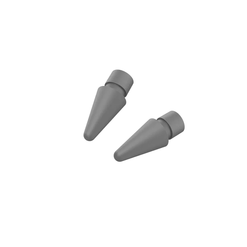 DEQSTER Pencil 2 keičiamieji antgaliai - pakuotėje 2 vnt., Antgalis, Pilkas, Polivinilchloridas (PVC), DEQSTER Pencil 2, Kinija, 15,1 mm