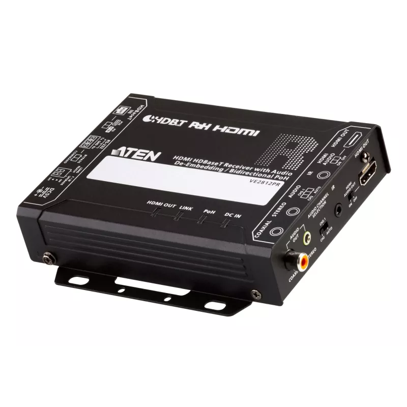 ATEN HDMI HDBaseT imtuvas su garso atskyrimu / dvikryptis PoH (4K@100m) (HDBaseT A klasė) (PoH PSE ir PD)