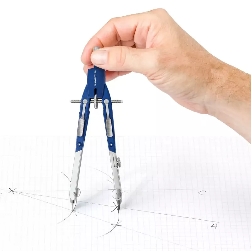 Comfort pieštukas Staedtler Mars 552 mėlynas sidabrinis