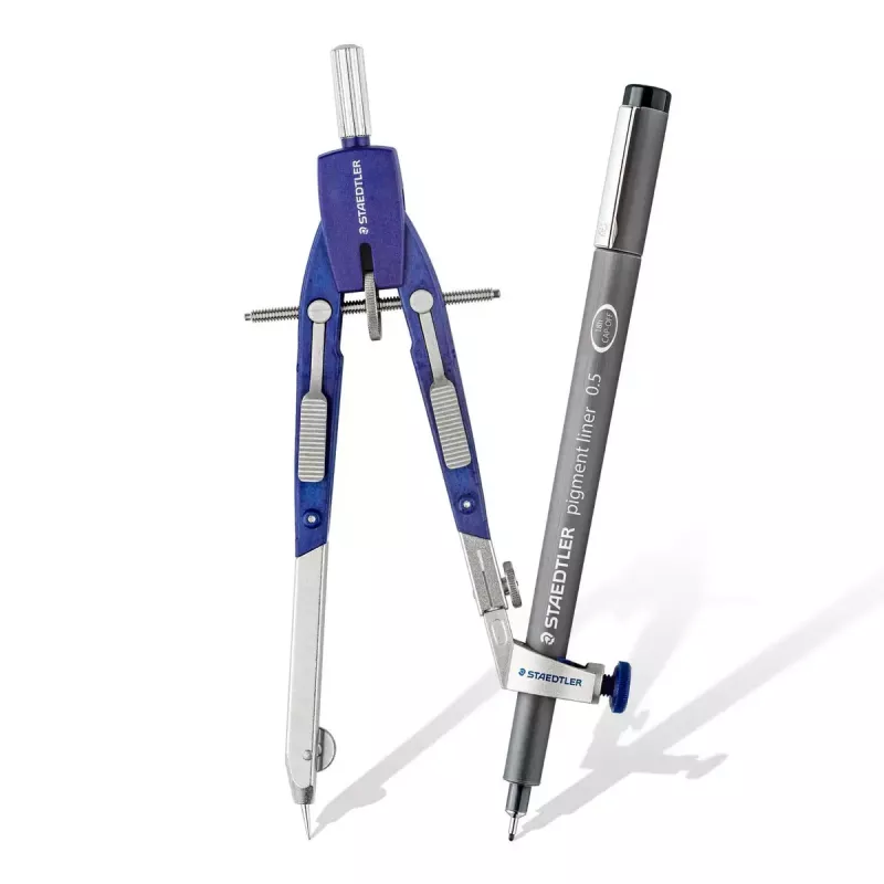 Comfort pieštukas Staedtler Mars 552 mėlynas sidabrinis