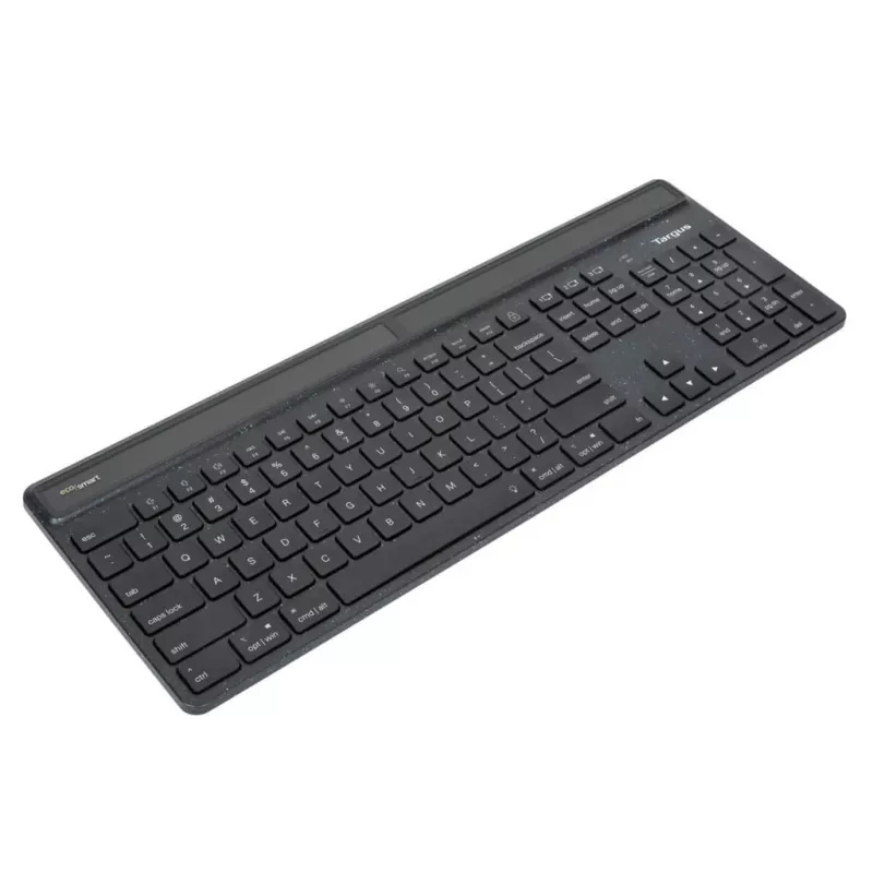 Targus EcoSmart AKB868FR klaviatūra Universali Bluetooth AZERTY Prancūziška Juoda