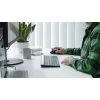 Targus EcoSmart AKB868FR klaviatūra Universali Bluetooth AZERTY Prancūziška Juoda