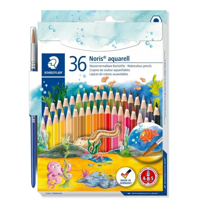 Akvareliniai pieštukai Staedtler Noris aquarell 144 10