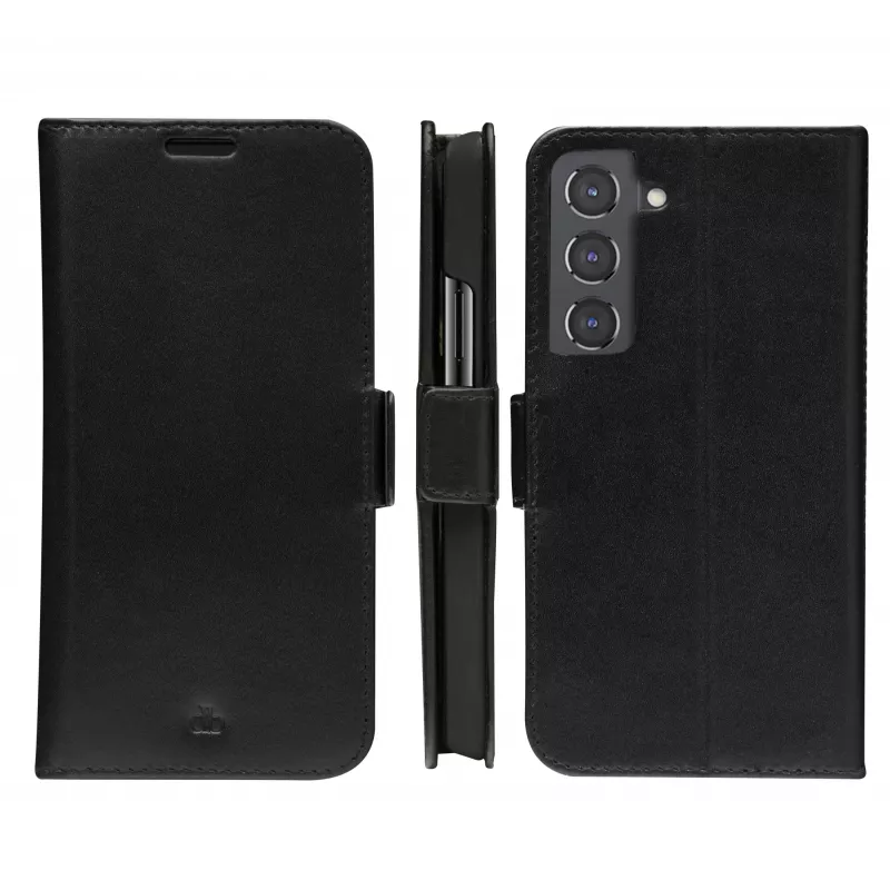 dbramante1928 Copenhagen plonas - Galaxy S22 - Juoda, Folio, Samsung, Galaxy S22, 15,5 cm (6,1 colio), Juoda