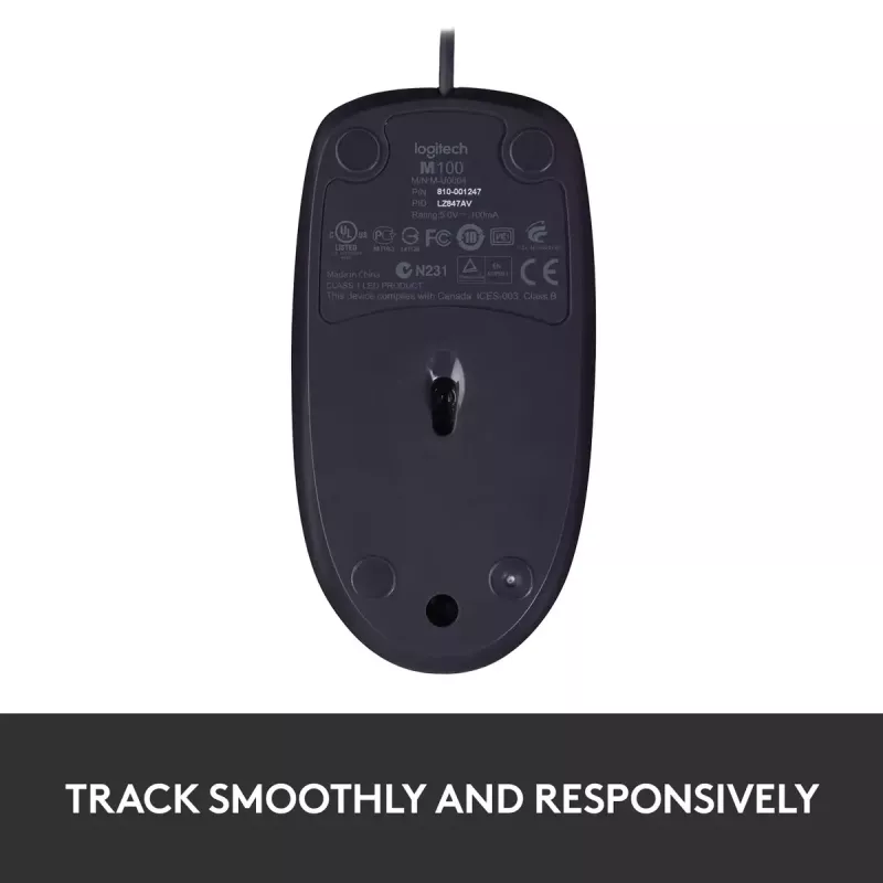 Pelė Logitech M100 USB Type-A