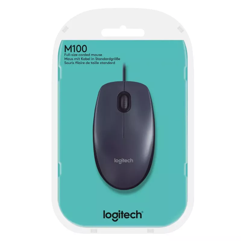 Pelė Logitech M100 USB Type-A