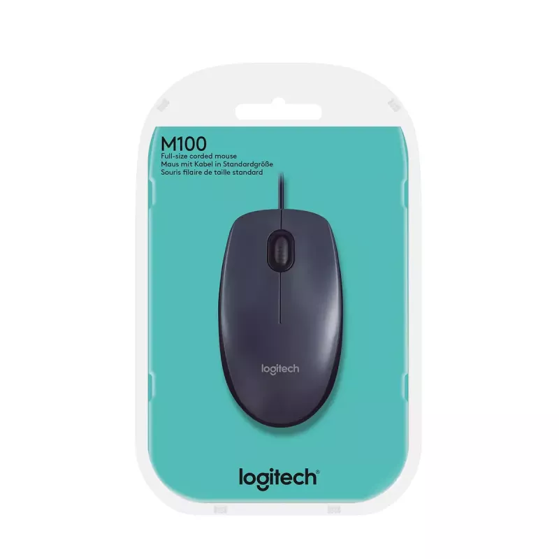Pelė Logitech M100 USB Type-A