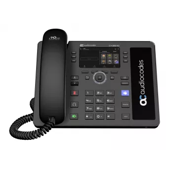 AudioCodes Teams C435HD-R IP telefonas PoE GbE juodas, IP telefonas, juodas, Laidinis ragelis, Android, SIP info, Mygtukai
