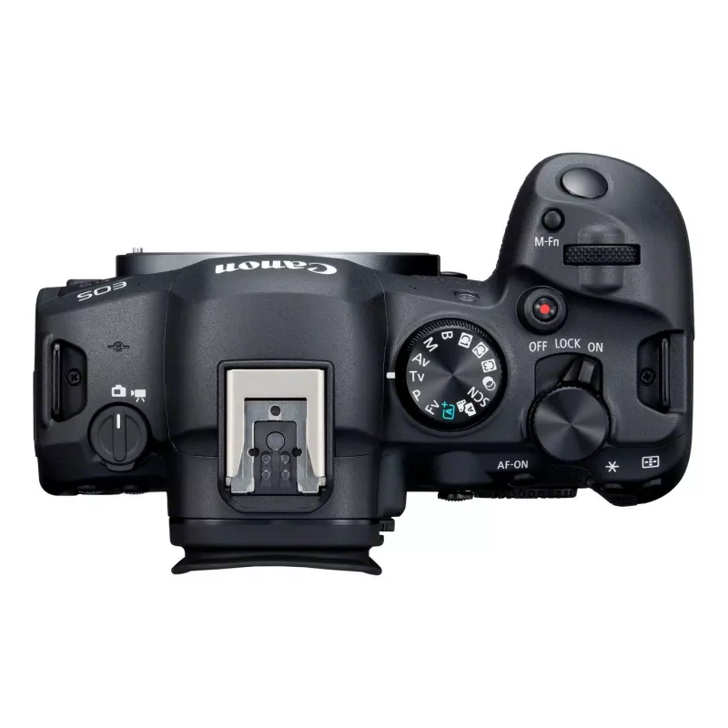 Veidrodinis fotoaparatas Canon EOS R6 Mark II (MILC korpusas) – 24,2 MP, CMOS, 4K vaizdo įrašas, 3 colių jutiklinis ekranas, „Wi‑Fi“, 1/8000 s užrakto greitis, 0,588 kg, juodos spalvos