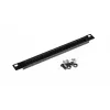 Kabelių valdymo skydelis EQUIP EZMB-10-B, metalinis, juodas, 1U priedas