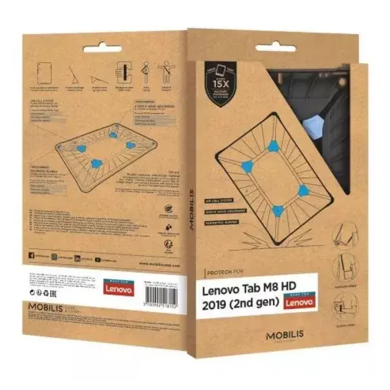 Shell case Mobilis Tab M8 (HD) 2019 (2ND GEN)