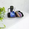 Belaidis įkroviklis ZENS Dual+Watch Aliuminis Juodas