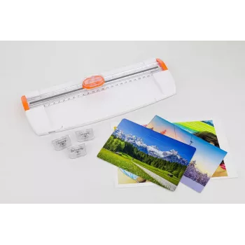PEACH popieriaus pjaustytuvas PC200-10 A4 3-in-1 — A4 pjaustymo lenta su 3 pjaustymo tipais