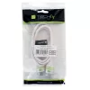 Techly 2 m didelės spartos HDMI laidas su Ethernet A/A M/M baltas ICOC HDMI-4-020WH