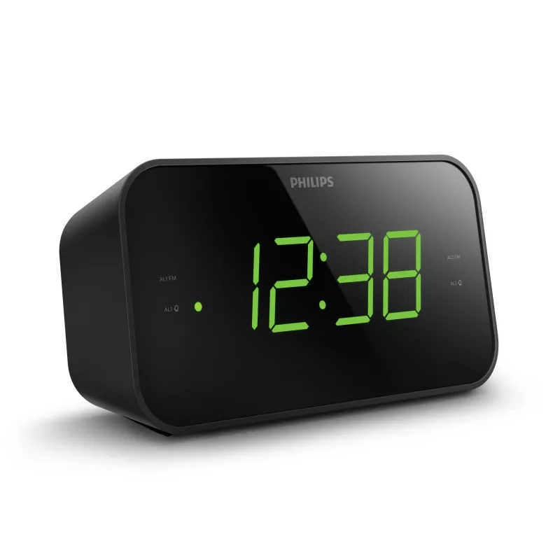 Philips TAR3306/12 žadintuvas Skaitmeninis žadintuvas Juoda