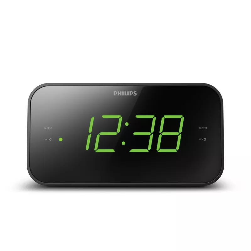 Philips TAR3306/12 žadintuvas Skaitmeninis žadintuvas Juoda