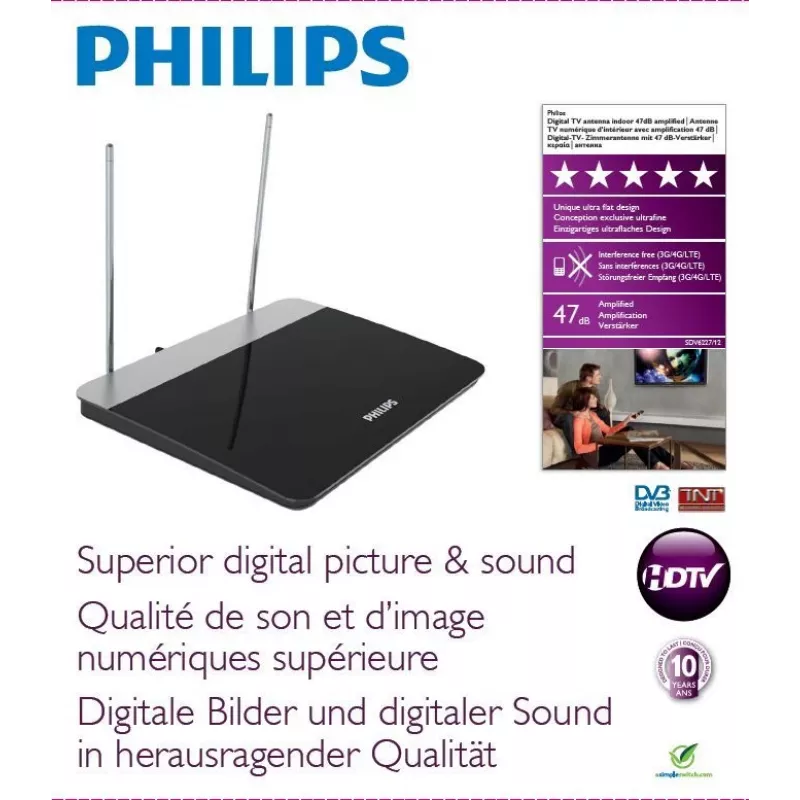 Philips skaitmeninės TV antena SDV6227/12