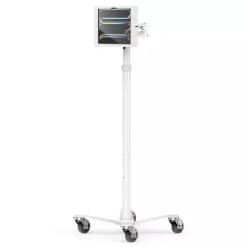 Riedėjimo vežimėlio korpusas iPad Pro 13 colių — ram mount Apex Rise Freedom Extended, baltas, tinka M4 ir M5, 4 raktai