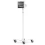 Riedėjimo vežimėlio korpusas iPad Pro 13 colių — ram mount Apex Rise Freedom Extended, baltas, tinka M4 ir M5, 4 raktai