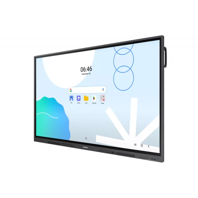 Samsung WA75D interaktyvi lenta 190,5 cm (75 colių) 3840 x 2160 pikselių jutiklinis ekranas Pilka